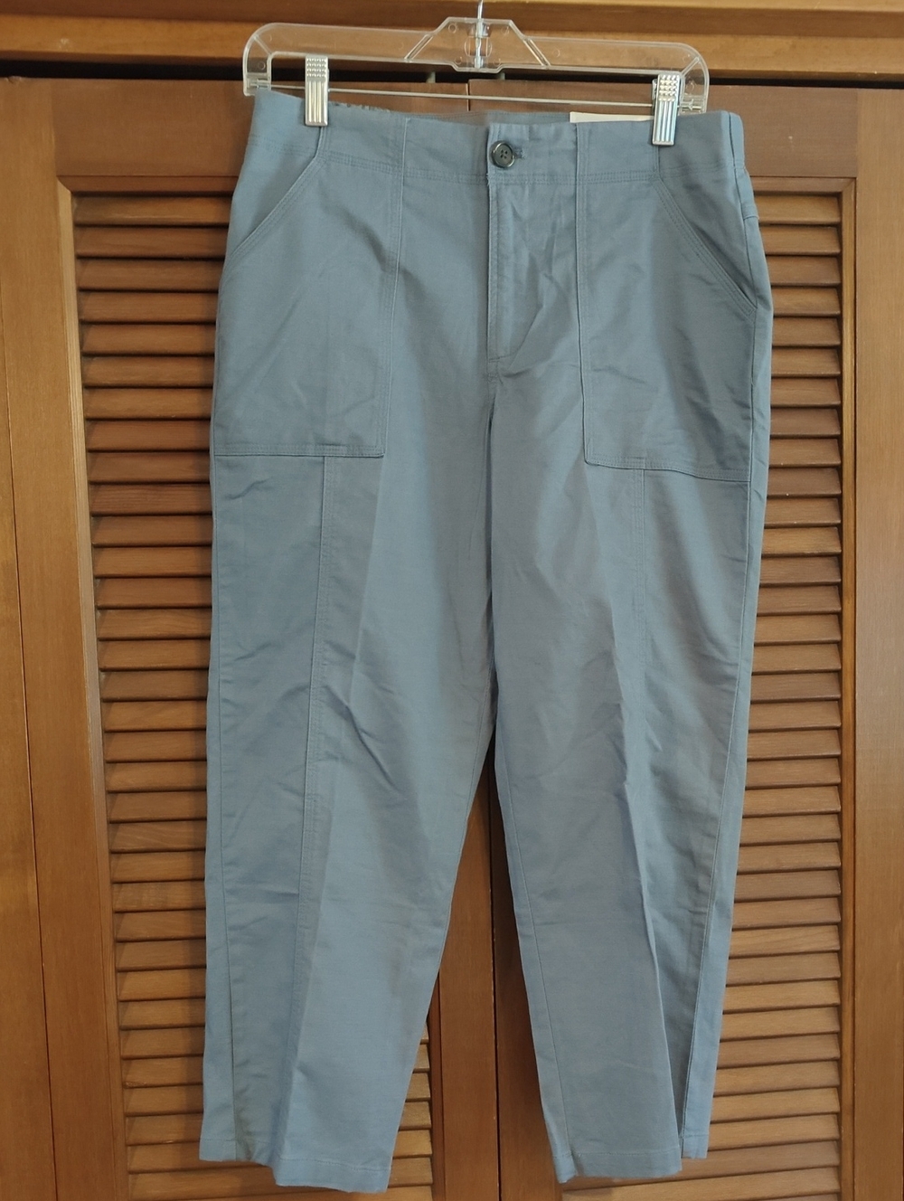 NWT Christopher & Banks Slate Blue Cargo Pants